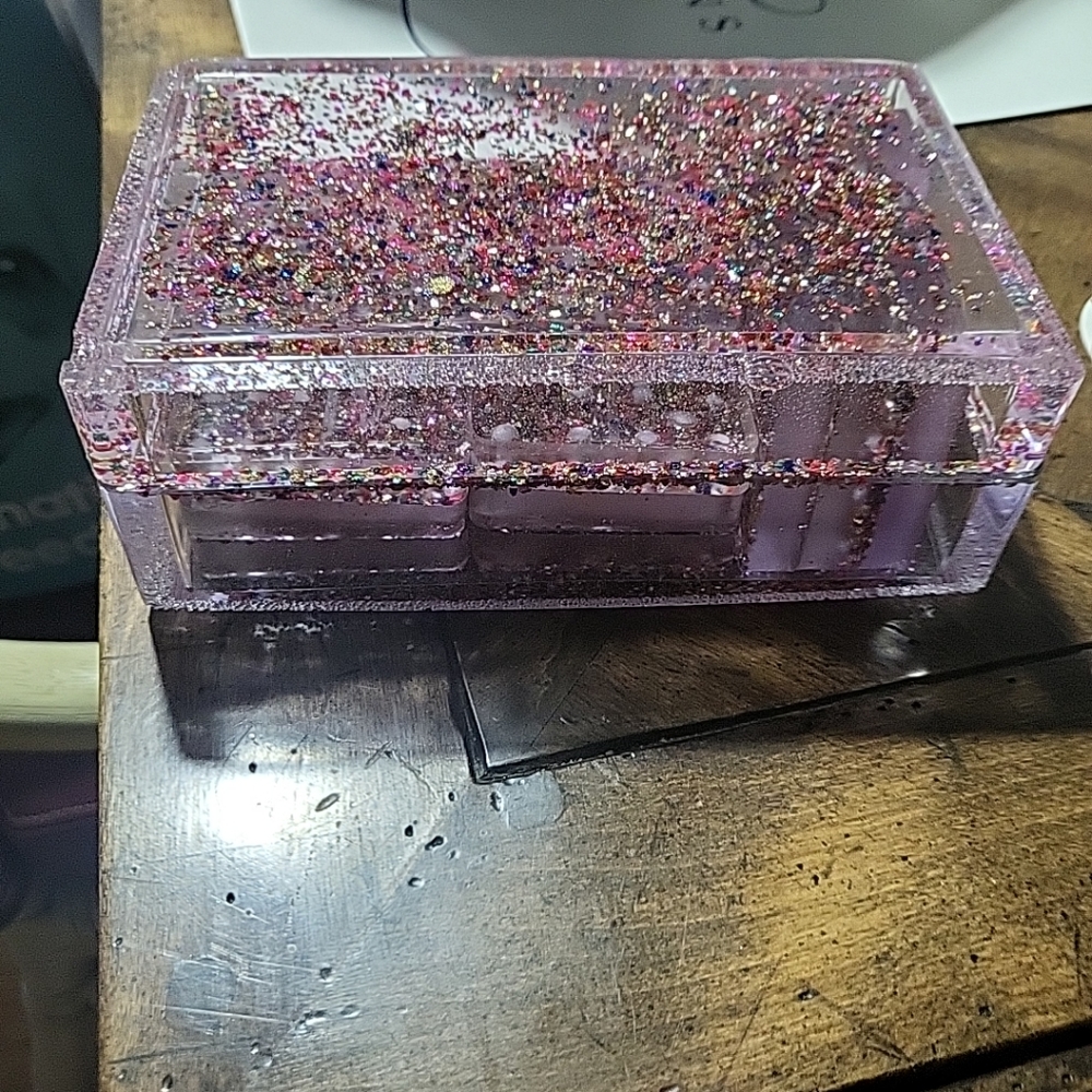 Homemade resin dominoes